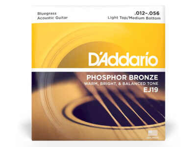 D'Addario EJ19 Phosphor Bronze Acoustic Guitar Strings, Light Top/Medium Bottom, 12-56