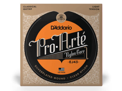 D'Addario EJ45 Pro-Arte Silverplated Wound Classical Guitar Strings - Light Tension