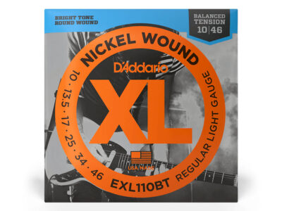 D'Addario EXL110 Nickel Wound Electric Guitar Strings, Regular Light, Balanced Tension, 10-46