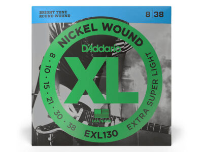 D’Addario EXL130 Nickel Wound Electric Guitar Strings, Super Light, 8-38