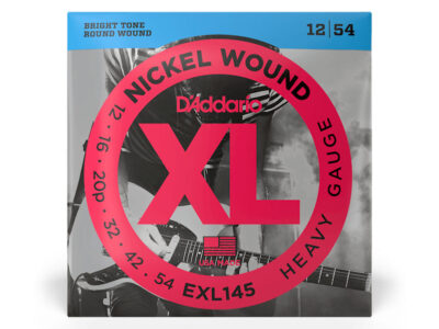 D’Addario EXL145 Nickel Wound Electric Guitar Strings, Heavy, 12-54