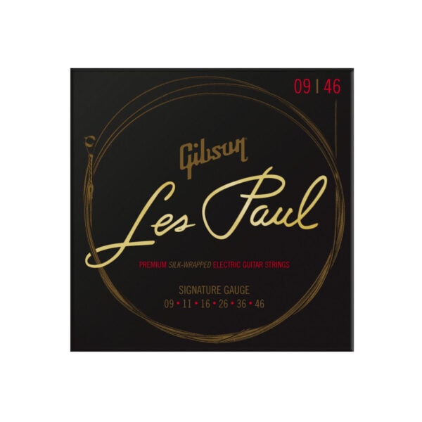 Gibson Les10 Les Paul Premium Electric Guitar Strings, Light, 10-46