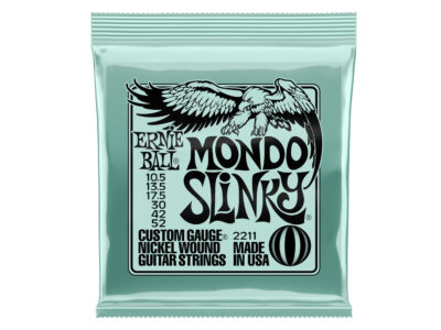 Ernie Ball 2211 Mondo Slinky Nickel Wound Electric Guitar Strings, 10.5-52