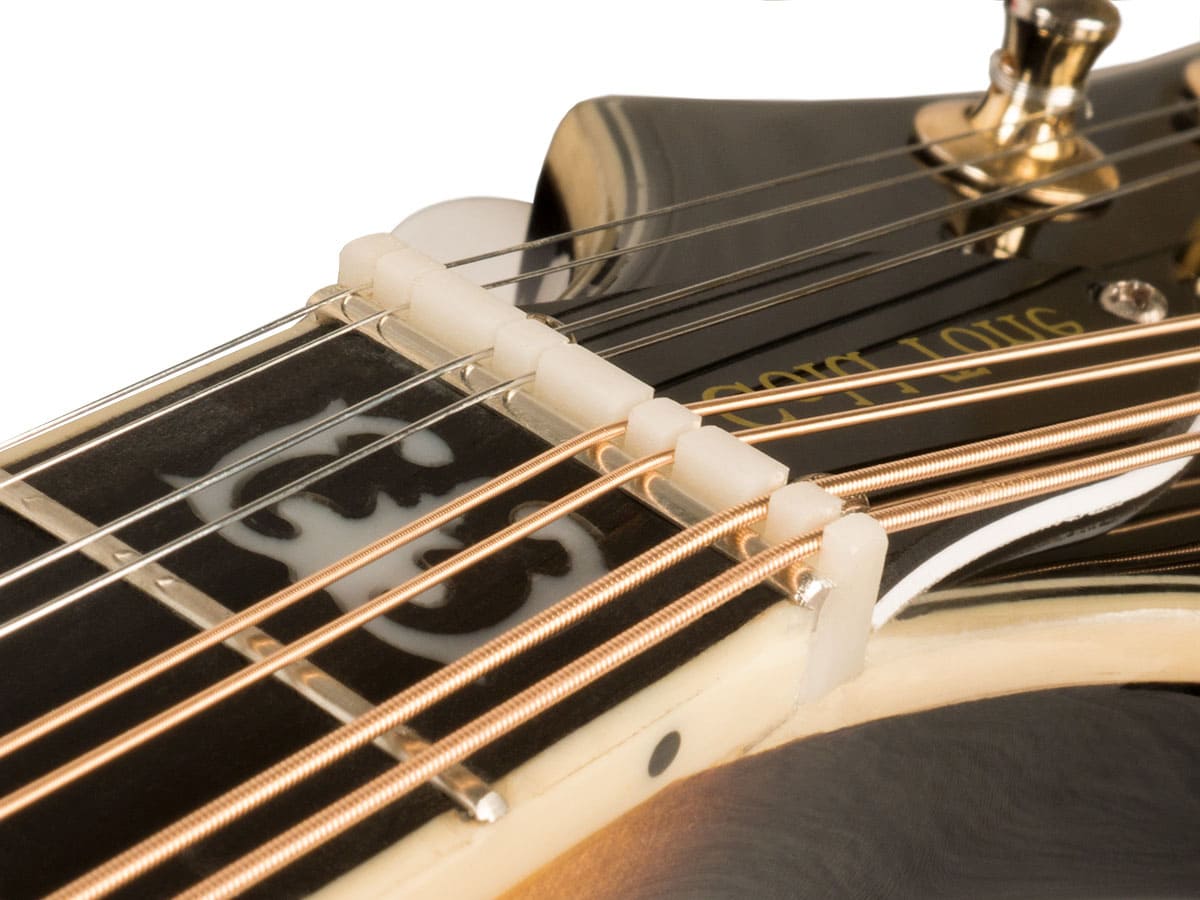 Gold Tone ZS16L Zero Glide Slotted Left Handed Replacement Nut Mandolin