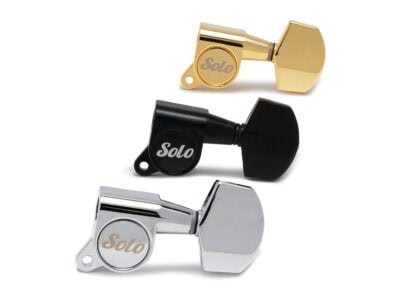 Solo Pro Modern Guitar Machine Heads Set of 3 + 3