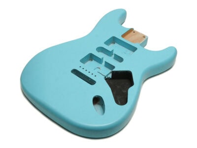 Solo ST Style HSH Satin Nitro Finished Guitar Body - Daphne Blue