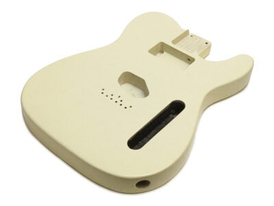 Solo TC Style Satin Nitro Finished Guitar Body - Vintage White