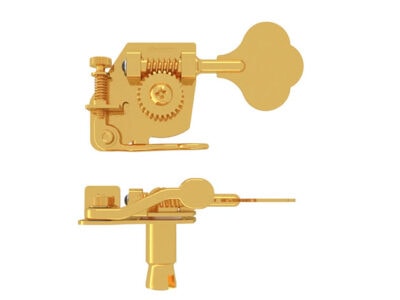 Hipshot BT7 Clover Key Gold Bass Xtender
