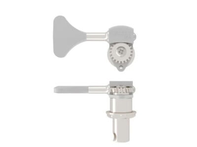 Hipshot USA Ultralite® Bass Tuning Machine With 1/2" String Post - Chrome