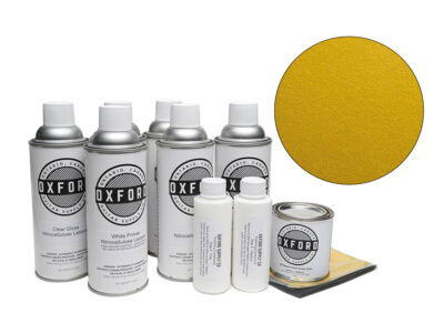 Oxford Deluxe Aerosol Nitrocellulose Lacquer Finishing Kit - Aztec Gold – Metallic