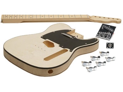 Solo TCK-1M-FM DIY Electric Guitar Kit With Flame Maple Top