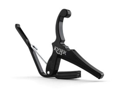 Kyser Quick-Change Capo For 6-String Electric Guitar - Black