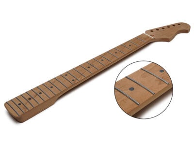 Solo Pro ST Style 22 Fret Unfinished Roasted Maple Guitar Neck With Invisi-Tangs