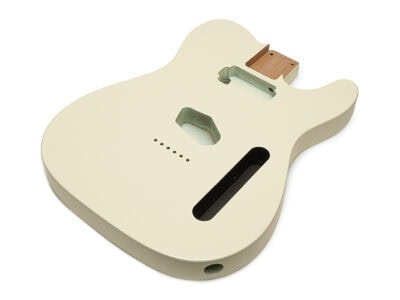 Solo TC Style Satin Nitro Finished Guitar Body - Vintage White