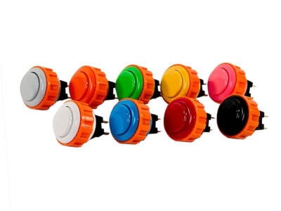 Tesi Switch DITO 24MM Solid Arcade Push Button Guitar Kill Switch With Screw Mount