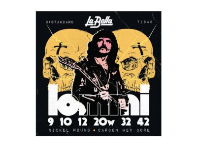 La Bella TI942 Tony Iommi Signature Electric Guitar Strings, Light, 9-42