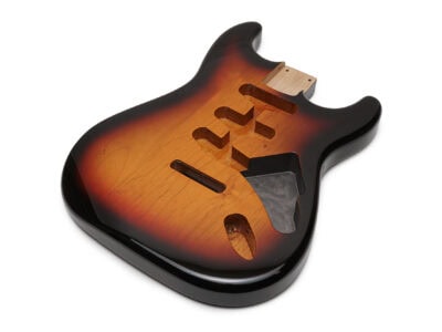 Solo ST Style SSS Poly Finished Alder Guitar Body - 3 Tone Sunburst