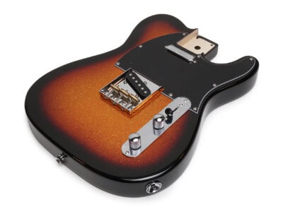 Solo Pro TC Style Poly Finished Guitar Body With Hardware - 3-Tone Sunburst Metallic
