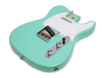 Solo Pro TC Style Poly Finished Guitar Body With Hardware - Surf Green